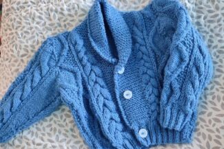 CHAQUETA 0-3 M AZUL UK