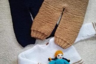 Conjunto 2 pzs básico rayas