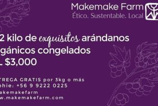 Promoción arándanos orgánicos